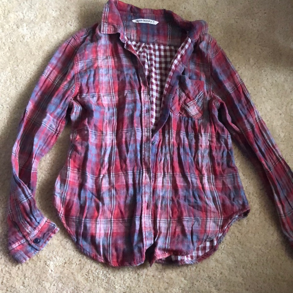 plaid long sleeve